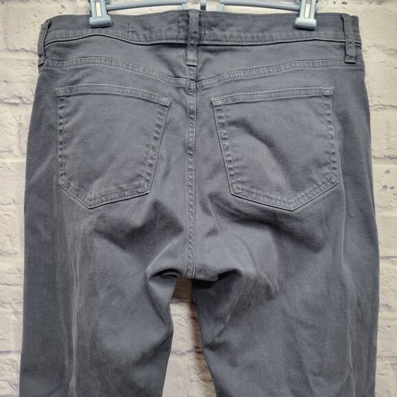 J Crew Flex Re-Imagined Jeans Size 34x33 Gray Slim Fit Tapered Legs Cotton Blend - Picture 6 of 10